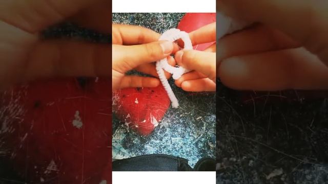 как сделать милые фигурки из пушистой проволки? #рекомендации #каксделать #поделкисвоимируками