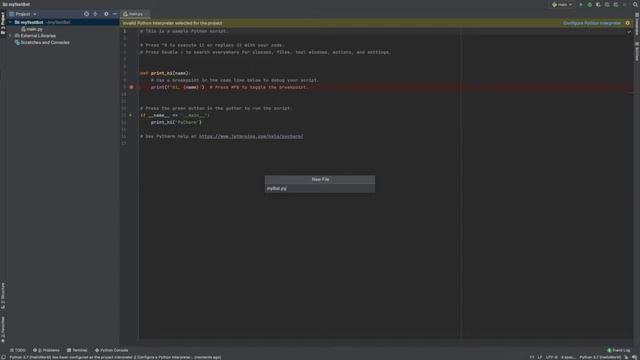 How to create a Discord Bot using Python (Discord.py)! смотреть онлайн