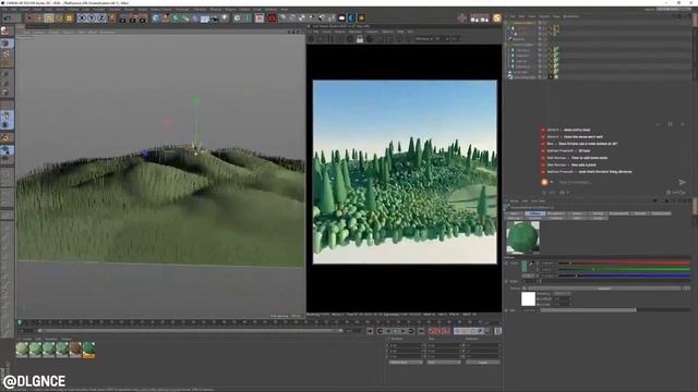 Procedural Forest Landscape with Octane + @Cinema 4D by Maxon // The Practice 209 смотреть онлайн
