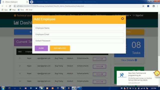 html project with source code | admin dashboard project using html css and bootstrap смотреть онлайн