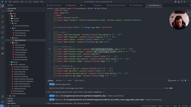 Laravel 10 ile Alışveriş Sitesi Ders 52 - Seo Kullanımı 1 смотреть онлайн