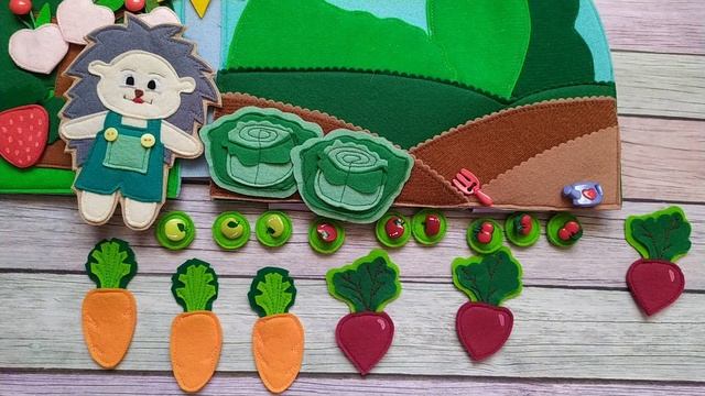 Игра планшет "Ёжик огородник" смотреть онлайн