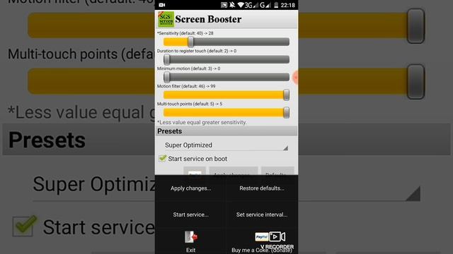 Как улучшить чувствительность экрана ?? смотреть онлайн