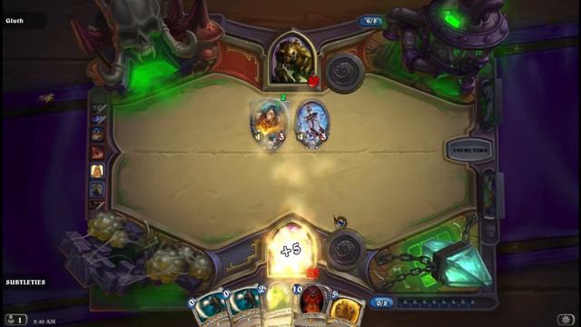 [Hearthstone] Naxx Construct Quarter (heroic) - Gluth смотреть онлайн