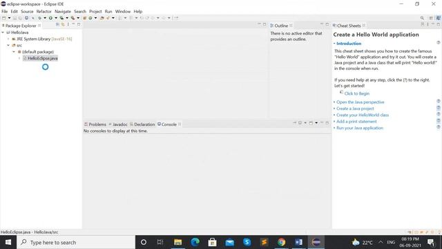 How to Create Java First Project in Eclipse Java IDE смотреть онлайн