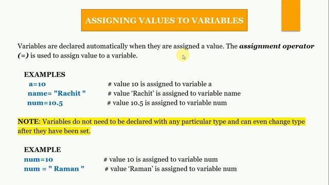 Variables in Python смотреть онлайн