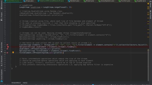 Java 8 part 6: Stream cont. and Selenium WebDriver смотреть онлайн
