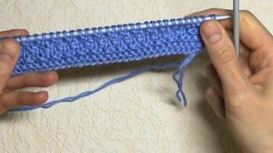 Детский шарфик "BABY" спицами - How to Knit child Scarf