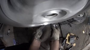 Полировка полок на дисках подручными средствами