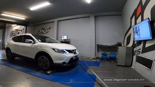 Nissan Qashqai 1.5 DCI 110cv Reprogrammation Moteur @ 134cv Digiservices Paris 77 Dyno смотреть онлайн