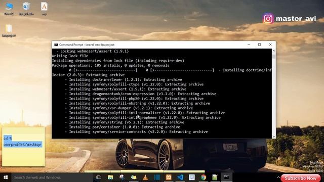 2. Create laravel project from scratch || LARAVEL 8 in Hindi. || ( #laravel #composer #CMD ) смотреть онлайн