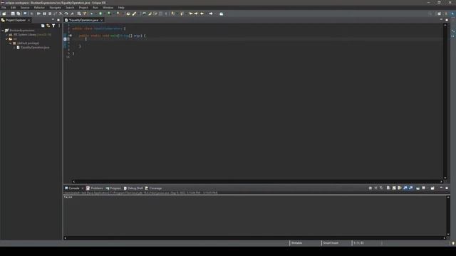 Java Tutorials - 20 Boolean Expressions (Equality Operators) смотреть онлайн