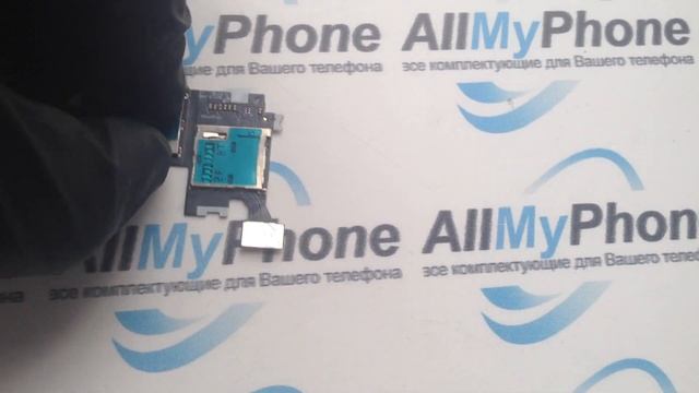Держатель sim-карты для мобильного телефона Samsung Galaxy Note 2 N7100 c коннектором карты памяти смотреть онлайн