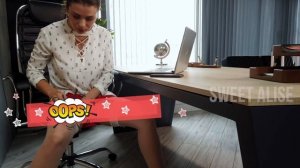 G-String Try On & Mini Skirt Makes Panties Haul Sweet Alise At Office Panty Try On Haul