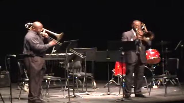 Conversation-Tenor/Bass Trombone duet-Eddie Elsey and Martin McCain смотреть онлайн