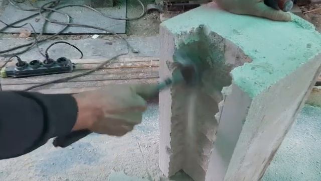 Быстрый способ сделать U блок из газоблока