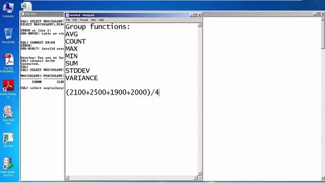 Oracle 11g: Group Functions Oracle | Multisoft Virtual Academy смотреть онлайн