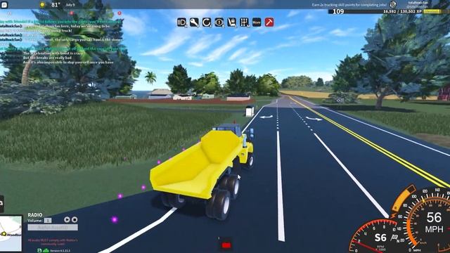 Review of the *NEW* 30,000 Skill Point Dump Truck in Roblox Ultimate Driving Westover Islands! смотреть онлайн