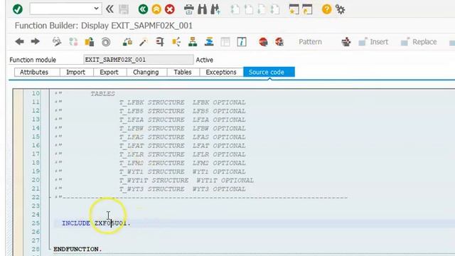 SAP User Exit Project Part 1