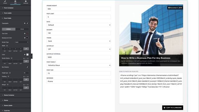 Post Slider - TMfeed WordPress Embeddable Post Widgets For Elementor смотреть онлайн