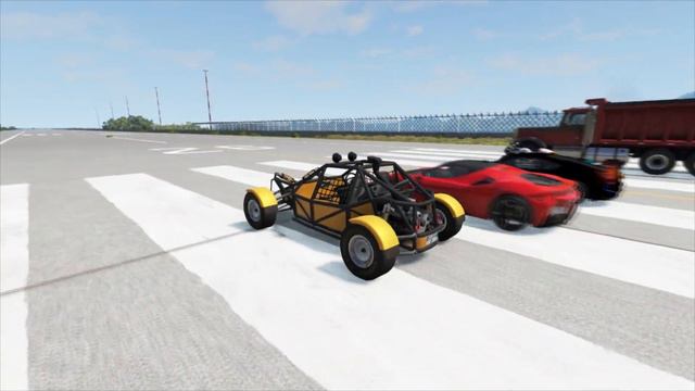 BeamNG Drive: Автомобиль ПРОТИВ Мины! Кто выдержит? смотреть онлайн