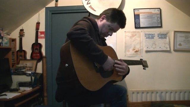 HONDO II H155A Acoustic Guitar Restored смотреть онлайн