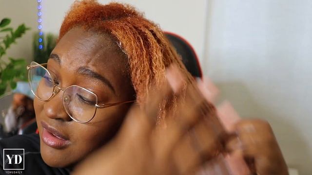 Trying the NEW Melanin Haircare Plumping Deep Conditioner on High Porosity Natural Hair | YemuDaily смотреть онлайн