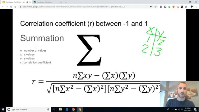 Correlation Coefficient Calculating Strong and Weak r смотреть онлайн