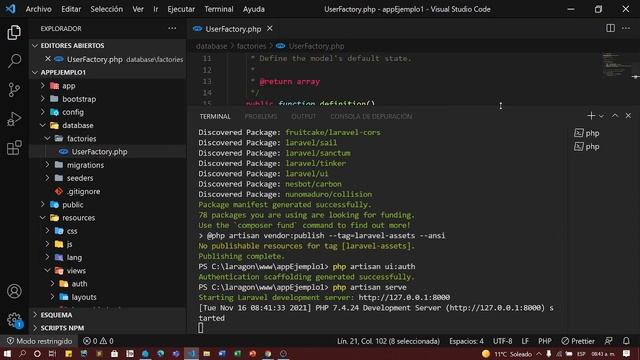 PARTE VII. Inicio de sesión en laravel 8 смотреть онлайн
