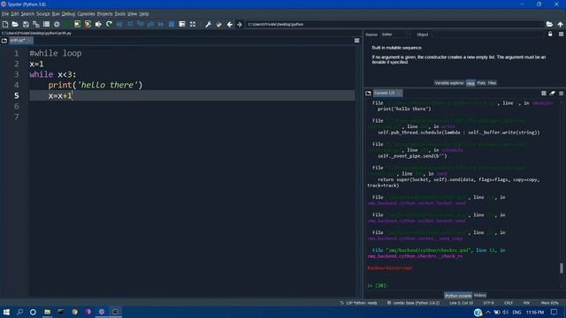 While Loop in Python смотреть онлайн