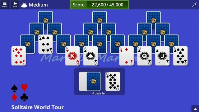Solitaire World Tour Game #16 | July 7, 2021 Event | TriPeaks Medium смотреть онлайн