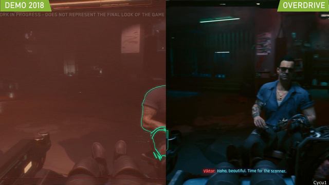 Cyberpunk 2077 2018 Demo vs 2023 Overdrive Update Graphics Comparison смотреть онлайн