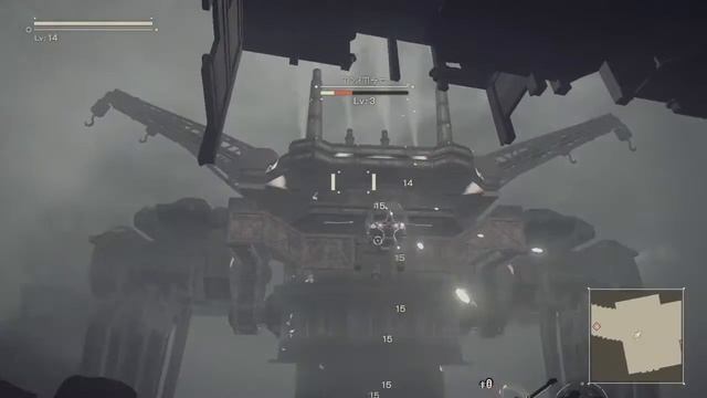 NieR:Automata Goliath in ruin city смотреть онлайн