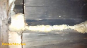 монтажная пена в парилке бани