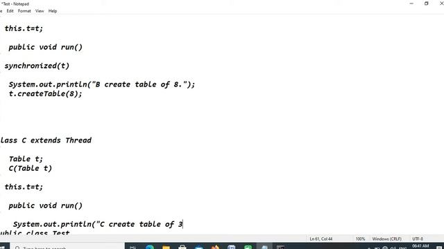 Synchronization in Thread смотреть онлайн