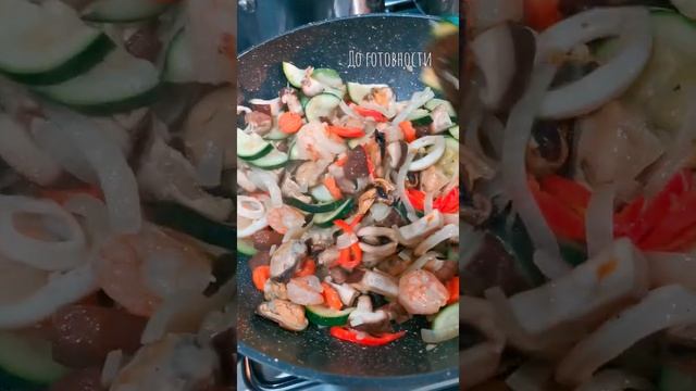 Острый суп с морепродуктами - джамппонг #суп #морепродукты #вкусно смотреть онлайн