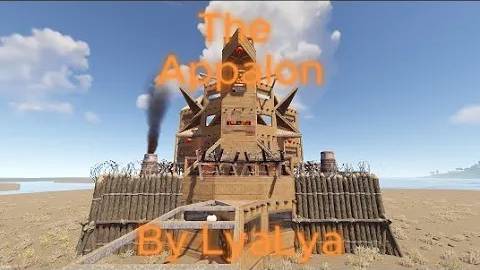 Туториал по постройке дома The Appalon для соло или дуо игроков с бункерами в игре RUST