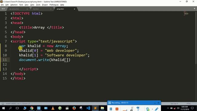 You learn need to know #Array In #Javascript in urdu and hindi Basic to Advanced , смотреть онлайн