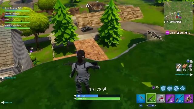 Fortnite Battle Royale Minigun Game Play ( aka fort destroyer ) смотреть онлайн