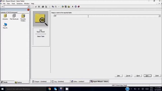SAS Export Data смотреть онлайн