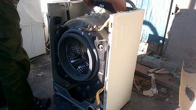 #Ремонт стиральной машины SAMSUNG Diamond на 6 кг . Часть первая , Разборка , подробно . смотреть онлайн