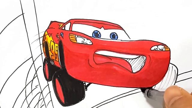 Compilation - McQueen vs Next-Gen Racers . CARS 3 2.0 Drawing and Coloring Pages | Tim Tim TV смотреть онлайн