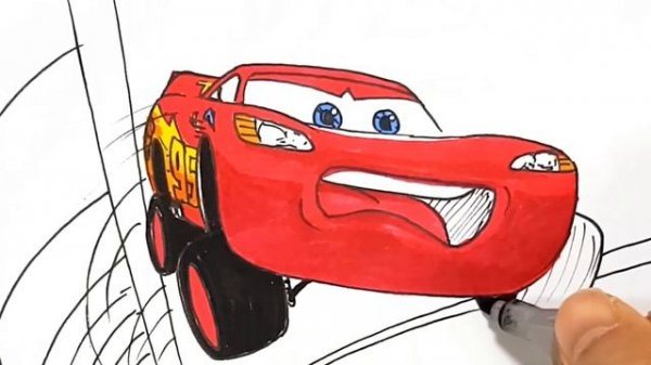 Compilation - McQueen vs Next-Gen Racers . CARS 3 2.0 Drawing and Coloring Pages | Tim Tim TV