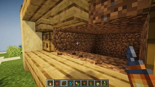 СТАРТОВЫЙ ДОМ В MINECRAFT | A MINECRAFT STARTER HOUSE BUILD GUIDE