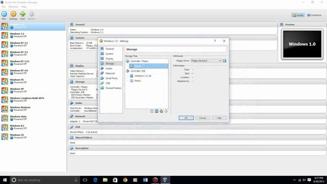 Windows 1.0 - Installation in Virtualbox смотреть онлайн