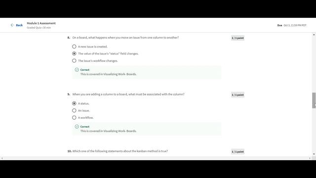 Coursera | Agile with Atlassian Jira | Week 1 | Module 1 Assessment | Answers смотреть онлайн