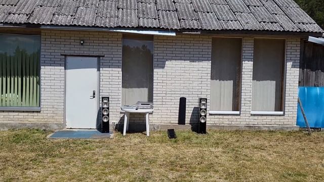 Yamaha NS-555 и Yamaha RX-V657 на улице – любительский обзор от Макса смотреть онлайн