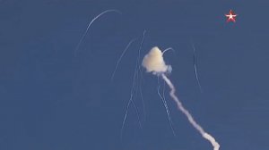 Пуск ракет комплексом С- 400.