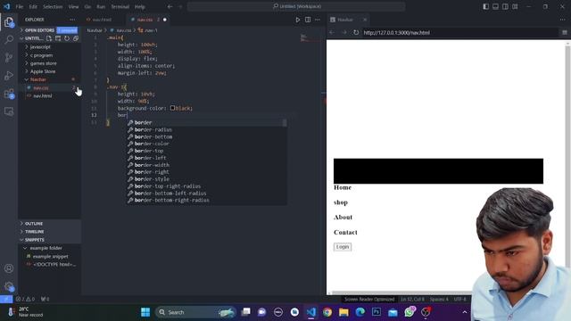 How To Create Responsive Navbar Using Html And Css смотреть онлайн