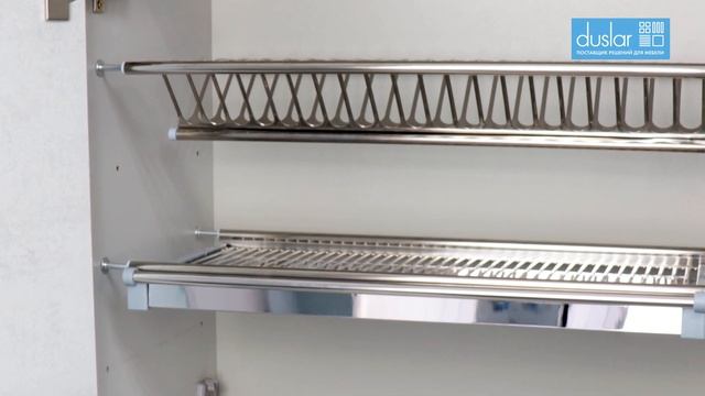 Сушка для посуды 2-х уровневая в верхний шкаф смотреть онлайн